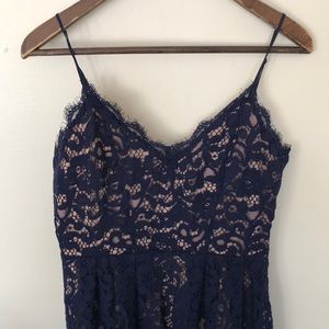 H&M Navy Lace Dress - Size 10